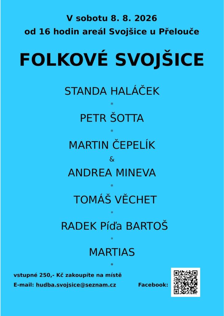 hudební akce v Svojšicích