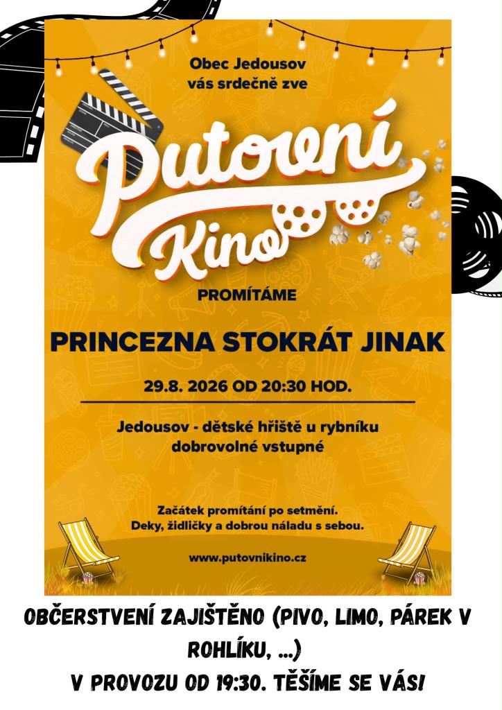 promítání filmu na hřišti